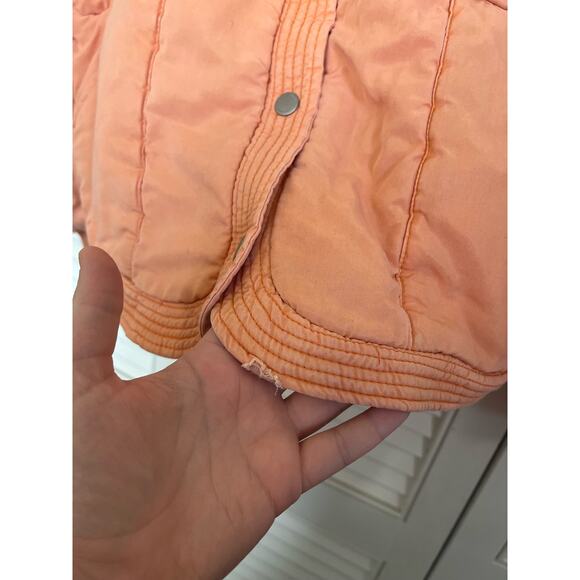 BlankNYC Quilted Canyon Sunset Jacket Peach Sz: Small - Picture 4 of 4